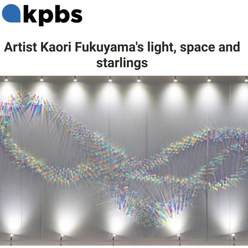 Kaori Fukuyama's light, space and starlings