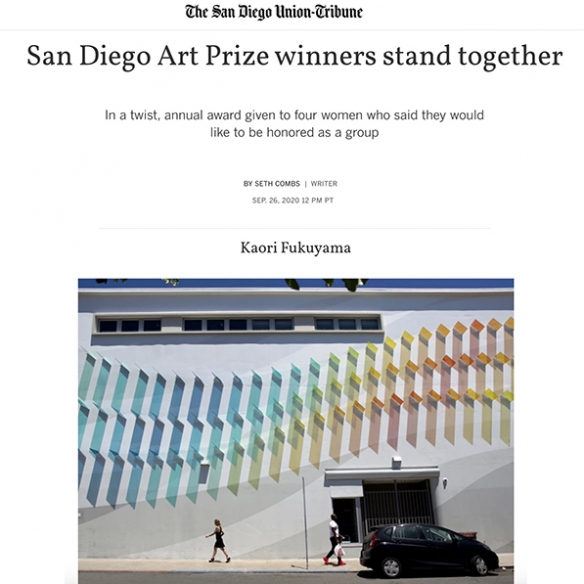San Diego Art Prize Winners Stand Together