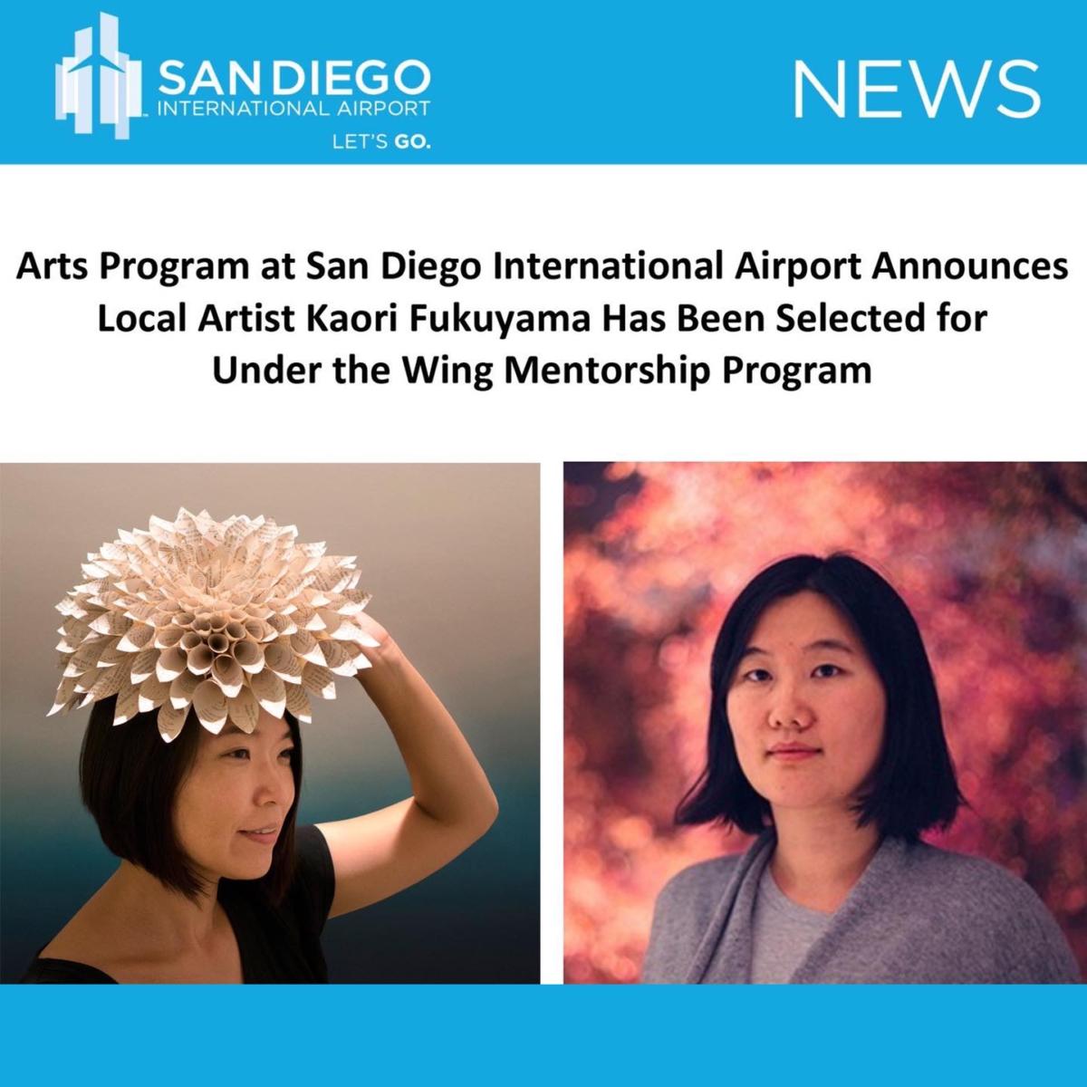 SAN Arts Program Selects Kaori Fukuyama For Under The Wing Mentorship Program